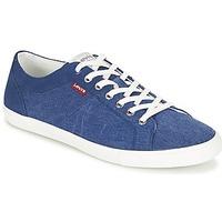 levis woods mens shoes trainers in blue