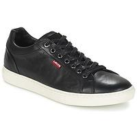 levis perris derby mens shoes trainers in black