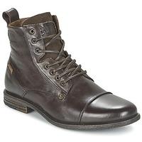 levis emerson lace up mens mid boots in brown