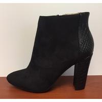 Leah suede effect ankle boot