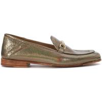 Lemaré Lemarè bronze iridescent cracked laminated leather loafers women\'s Shoes in Other