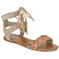 le temps des cerises kampur womens sandals in beige