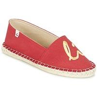 le temps des cerises cancun womens espadrilles casual shoes in red