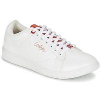 le temps des cerises sacha womens shoes trainers in white