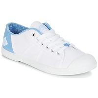 le temps des cerises basic 02 womens shoes trainers in white