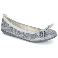 les ptites bombes ella womens shoes pumps ballerinas in silver