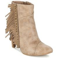 les ptites bombes cecilia womens low ankle boots in beige