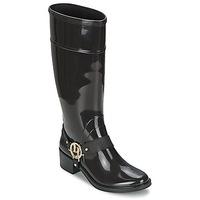 lemon jelly rider womens wellington boots in black