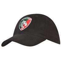 leicester tigers woven cap junior black black