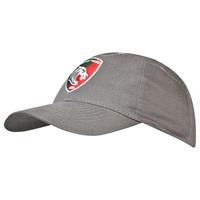 leicester tigers woven cap charcoal grey