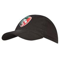 Leicester Tigers Woven Cap - Black, Black