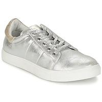 les ptites bombes babou womens shoes trainers in silver