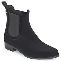 lemon jelly velvety womens mid boots in black