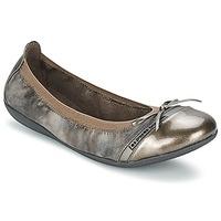 Les P\'tites Bombes CAPRICE METAL women\'s Shoes (Pumps / Ballerinas) in grey