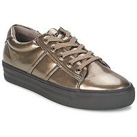 les ptites bombes safari womens shoes trainers in silver