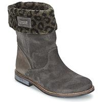 le temps des cerises eva womens mid boots in grey