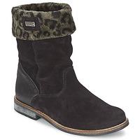 le temps des cerises eva womens mid boots in black