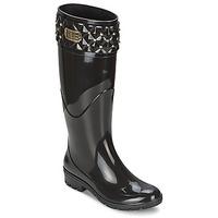 lemon jelly bling womens wellington boots in black