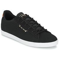 le coq sportif agate lo womens shoes trainers in black