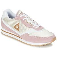 le coq sportif louiset suedenylon womens shoes trainers in white