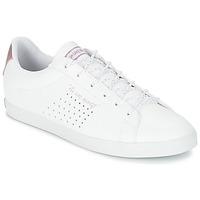 Le Coq Sportif AGATE LO S LEA/METALLIC women\'s Shoes (Trainers) in white
