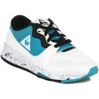 Le Coq Sportif Womens Tile Blue Speckled LCS R 1400 Trainers women\'s Shoes (Trainers) in white