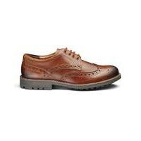 Leather Cleated Brogue Standard Fit