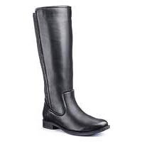 Legroom High Leg Boots EEE Super Curvy