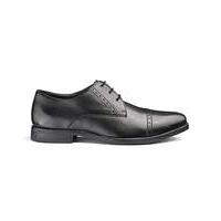 Leather Formal Derby Shoe Extra Wide Fit