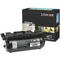 lexmark x644a11e original black return program toner cartridge