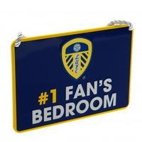 Leeds United F.C. Bedroom Sign No1 Fan