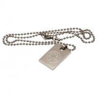 Leicester City F.C. Dog Tag &amp;amp; Chain