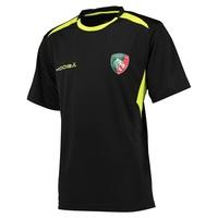 leicester tigers gym t shirt blackfluro green black