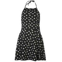 lee cooper all over print halter neck dress ladies