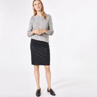 Leather Pencil Skirt - Black