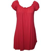 Leanne Ruffle Detail Gypsy Top - Cerise