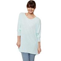 Lenora Dip Hem Batwing Top - Mint Green