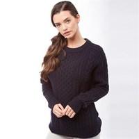 levis womens aran sweater nightwatch blue