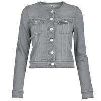 lee rider womens denim jacket in grey