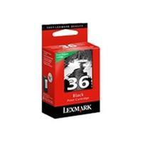 lexmark no36 black return cartridge