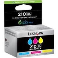 Lexmark 3 Pack 210XL Colour CMY High Yield Ink