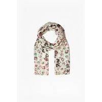 leopard kisses printed scarf