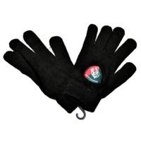 leicester tigers knitted gloves black