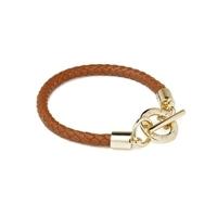 Leather Rope Bracelet - Tan