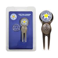 Leicester City F.c. Divot Tool & Marker Official Merchandise