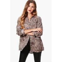 Leopard Woven Shirt - multi