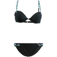 les ptites bombes 2 pieces blue swimsuit balconnet push up b cup idaho ...