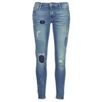 le temps des cerises 316 womens skinny jeans in blue