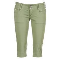 le temps des cerises nina womens cropped trousers in green