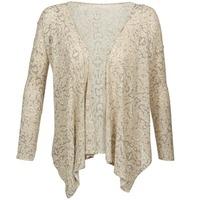 Les P\'tites Bombes WILLIA women\'s Cardigans in BEIGE